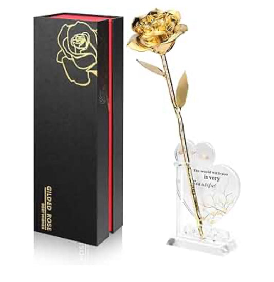 24k gold rose